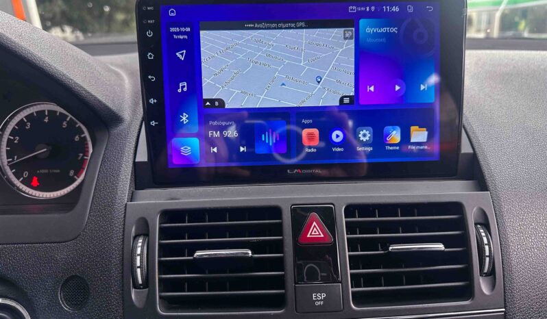 Mercedes-Benz C 180, ’08 Ελληνικής αντιπροσωπείας, Οθόνη Carplay, Βιβλίο service full