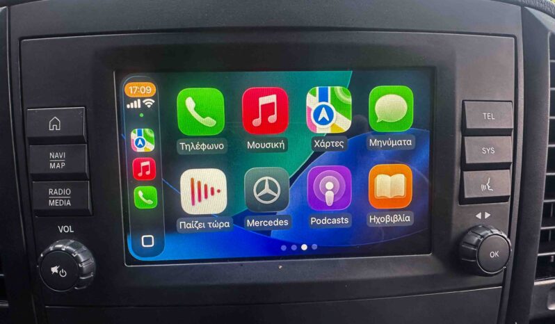Mercedes-Benz, Vito 2021  LONG,Ελληνικό, Οθόνη Carplay, Βιβλίο service,2 Ετη Εγγύηση full