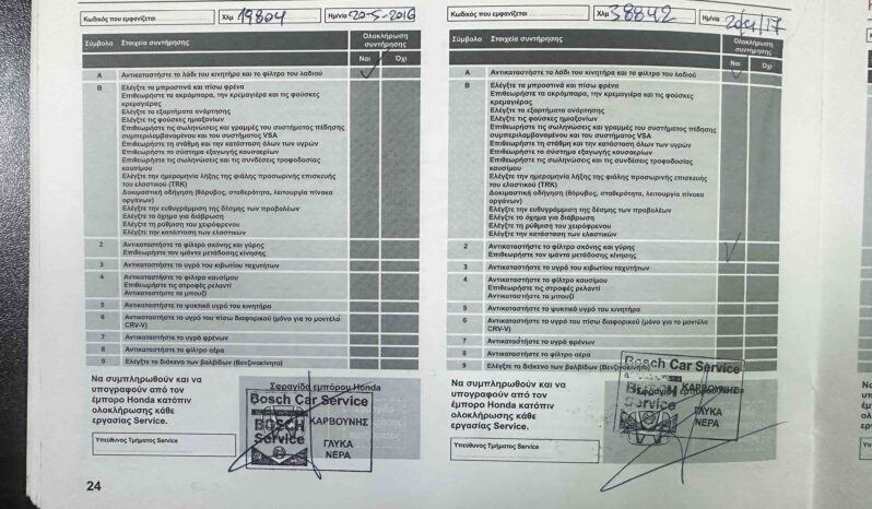 Honda CR-V 2015  4×4, Ελληνικό, 1o Χέρι,Elegance,Οθόνη Carplay,Βιβλίο service full