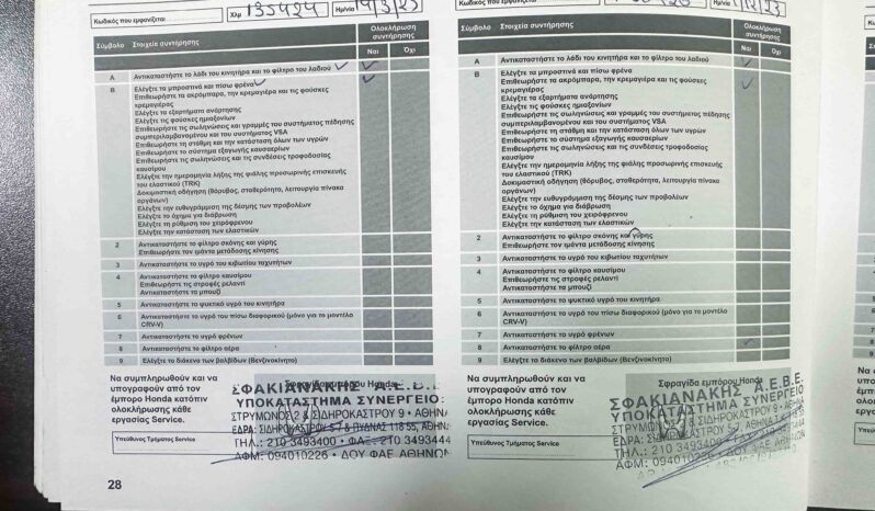 Honda CR-V 2015  4×4, Ελληνικό, 1o Χέρι,Elegance,Οθόνη Carplay,Βιβλίο service full